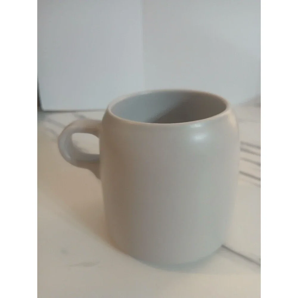 What a Brew-tiful Day Grey Stoneware Gray Coffee Mug Project 62
